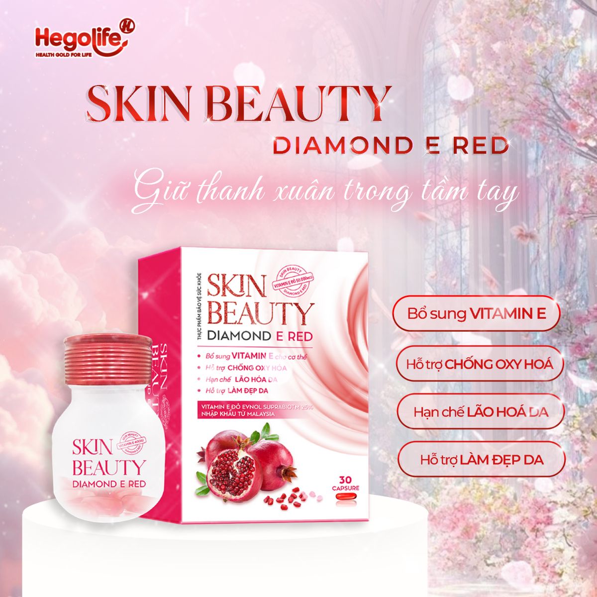 SKIN BEAUTY DIAMOND E RED